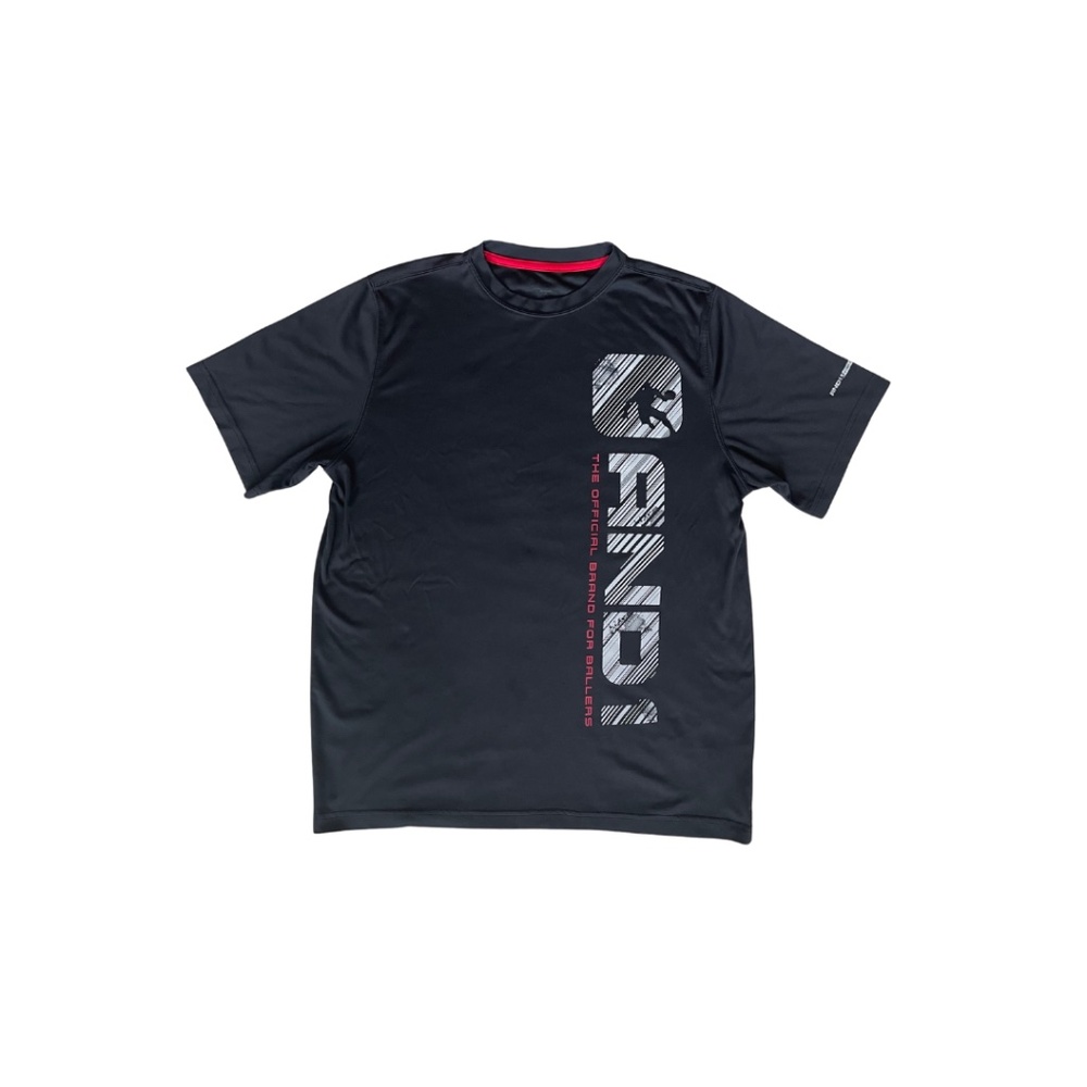 AND1 Men's Short Sleeve Basketball T-Shirt-Size S